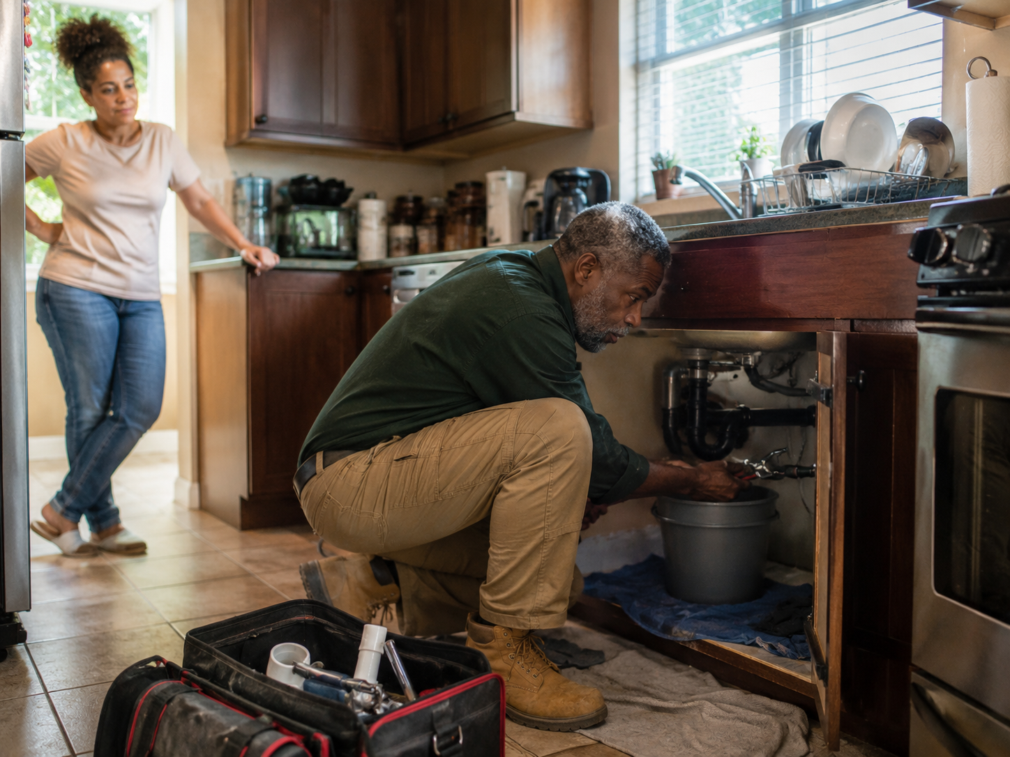 We help local plumbing businesses through